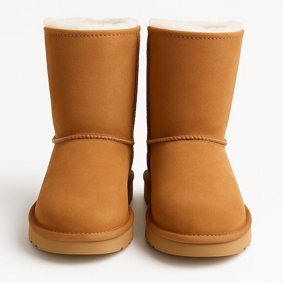 Joy in Love Women Winter Boots w/ Mid-Calf Height and Back Bows. size 8 Chestnut - Picture 1 of 7